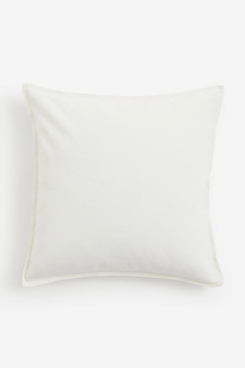 Linen-blend Cushion Cover