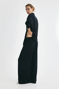 Pantalon ample en viscose