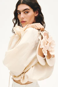 Appliquéd Strappy Sandals