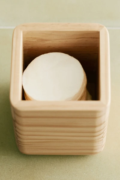 Tall Wooden Organizer Box