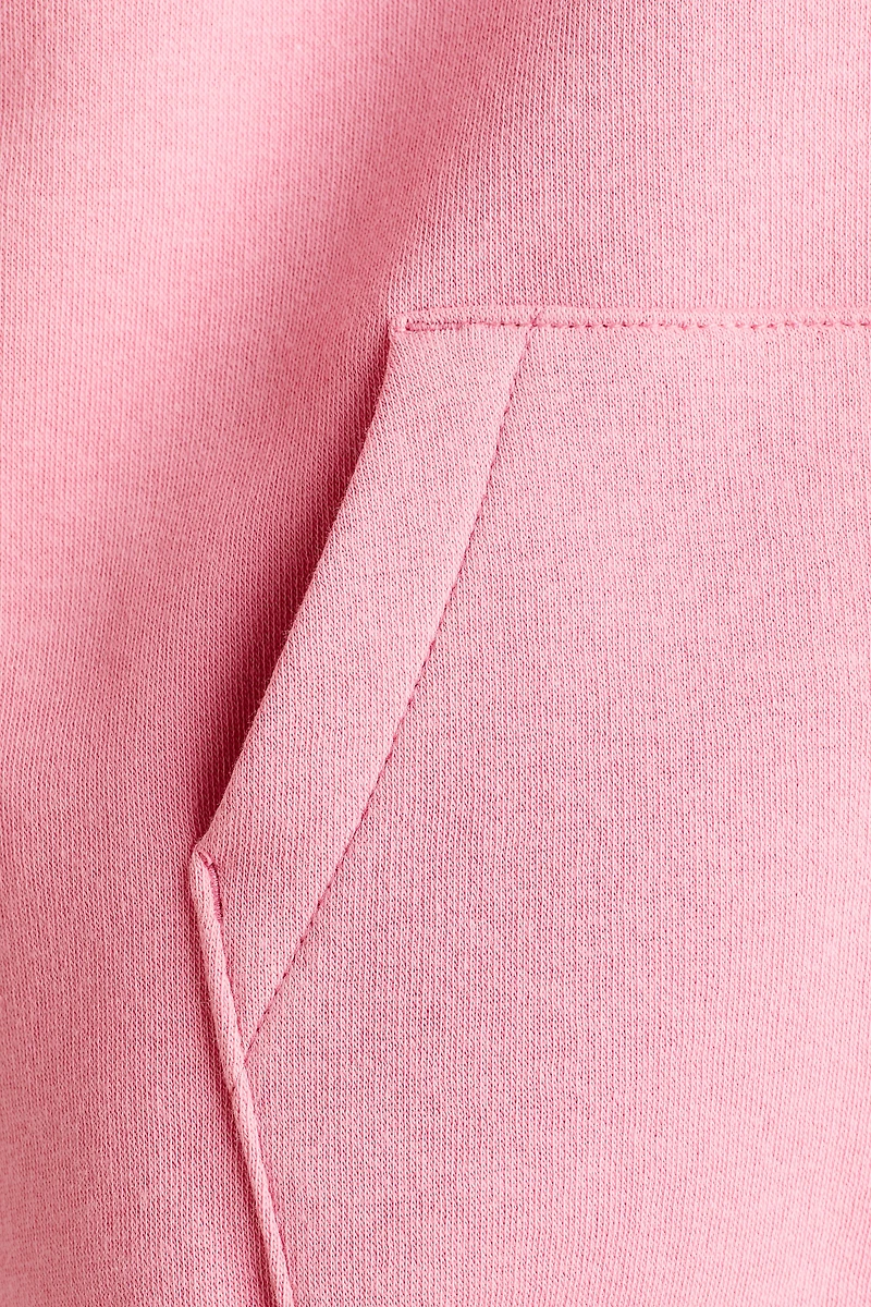 Oversized zip-through hoodie