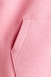 Oversized zip-through hoodie