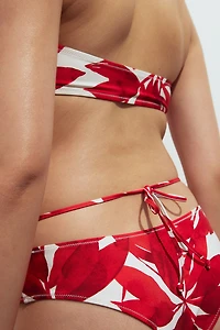 Tie-Detail Brazilian Bikini Bottoms