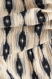 Pantalon large avec taille froncée