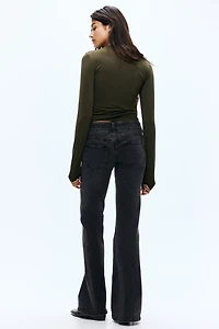 Flared Low Jeans