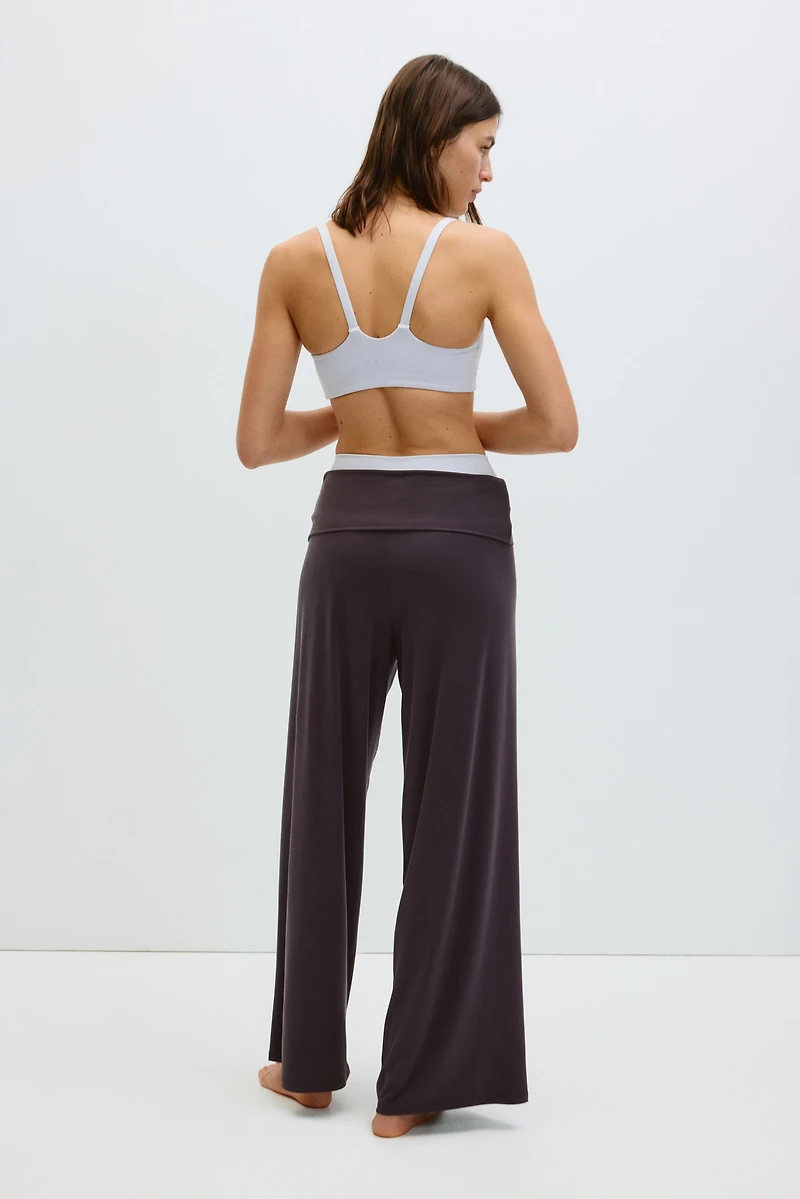 Foldover-Waist Pants