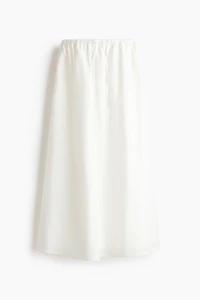 Cotton Poplin Maxi Skirt