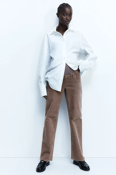 MAMA Pantalon en velours côtelé
