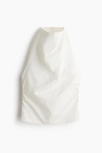 Draped Halterneck Top