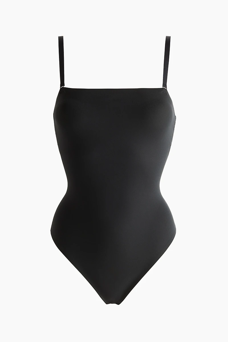 Light Shape Microfiber Thong Bodysuit