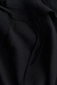 Modal-blend Flounce-trimmed Dress