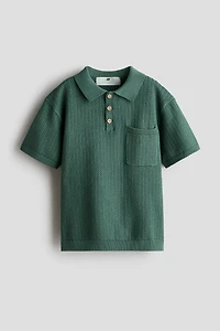 Polo en tricot de coton