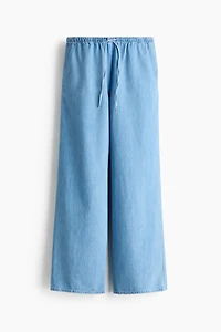 Denim Drawstring Pants