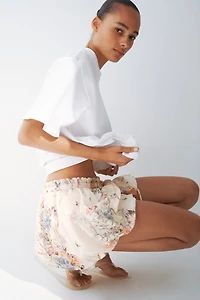 Cotton Balloon Skirt