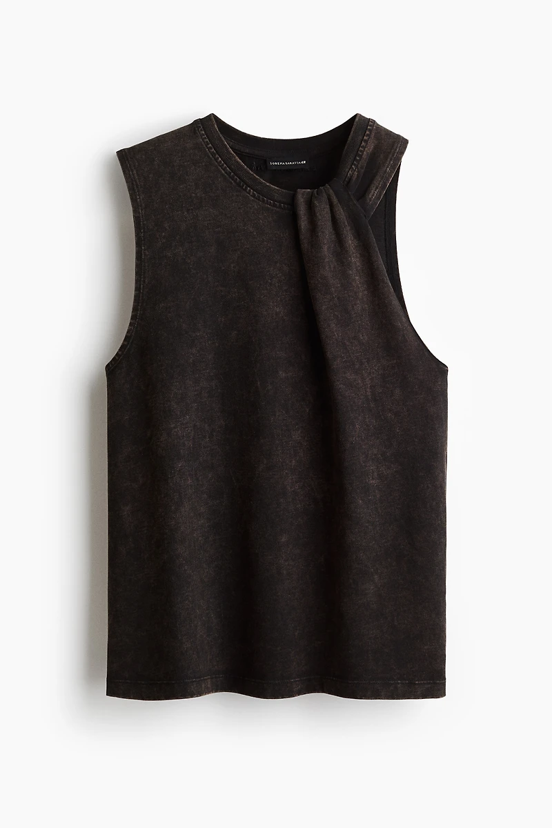 Débardeur avec détail torsadé