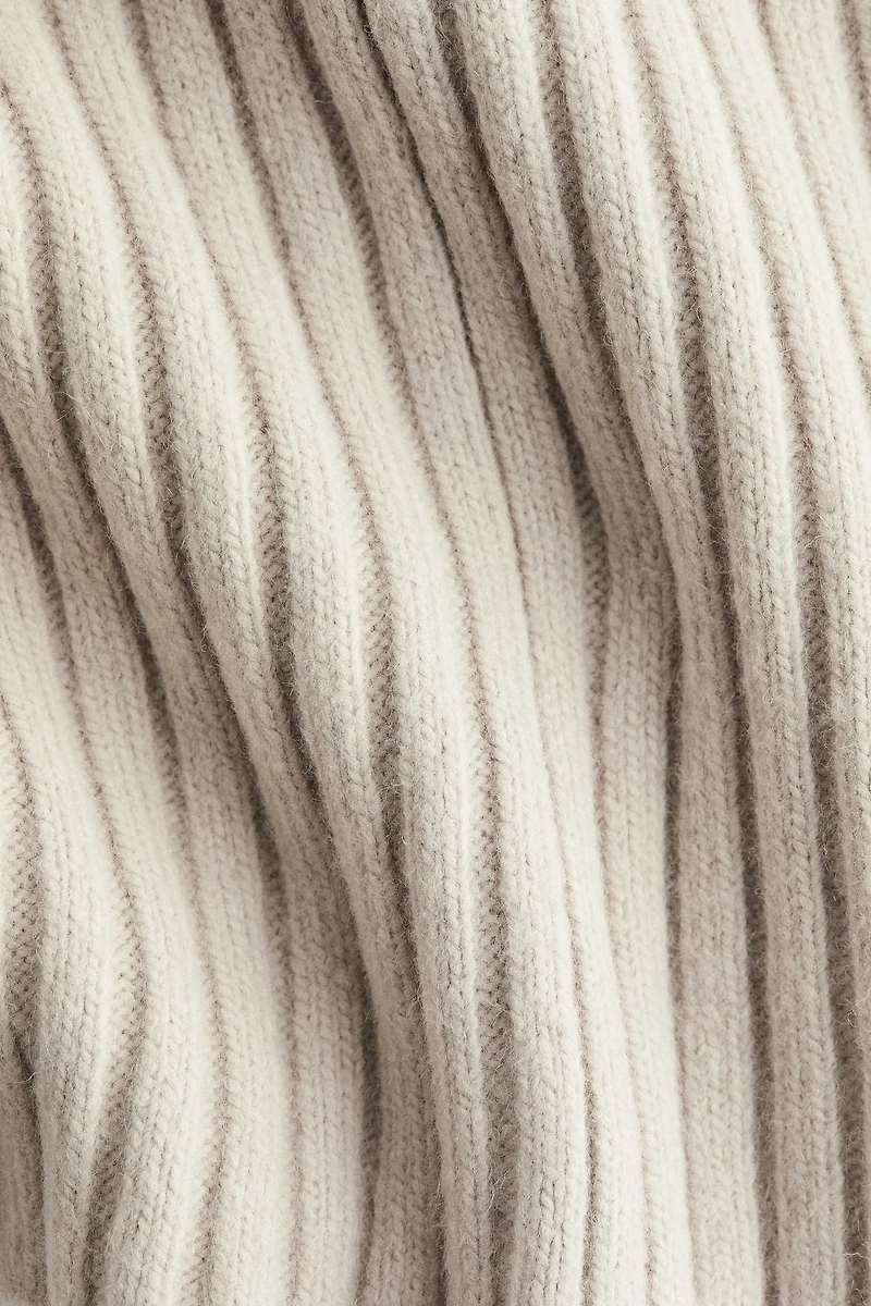 Robe en tricot côtelé