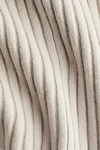 Robe en tricot côtelé