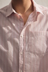 Regular-Fit Boxy Poplin Shirt