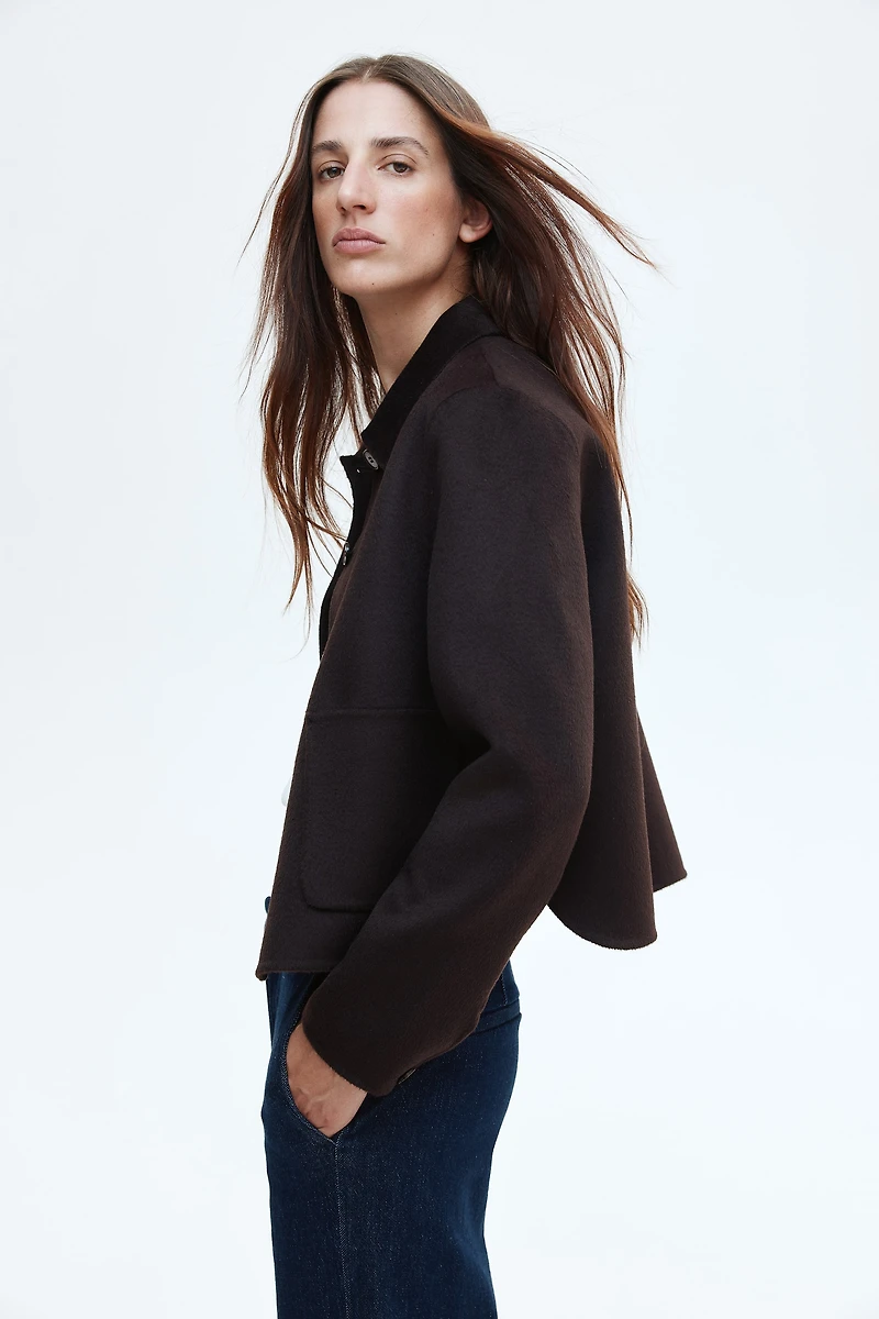 Handmade Wool-Blend Jacket