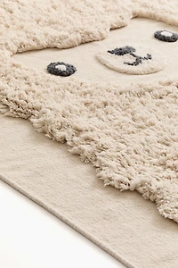 Tapis en coton bouclé