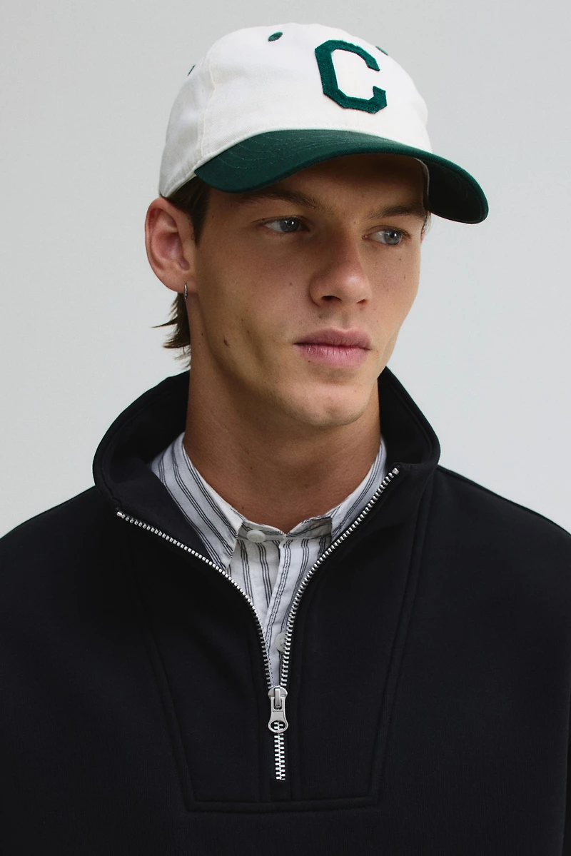 Regular Fit Half-Zip Sweatshirt