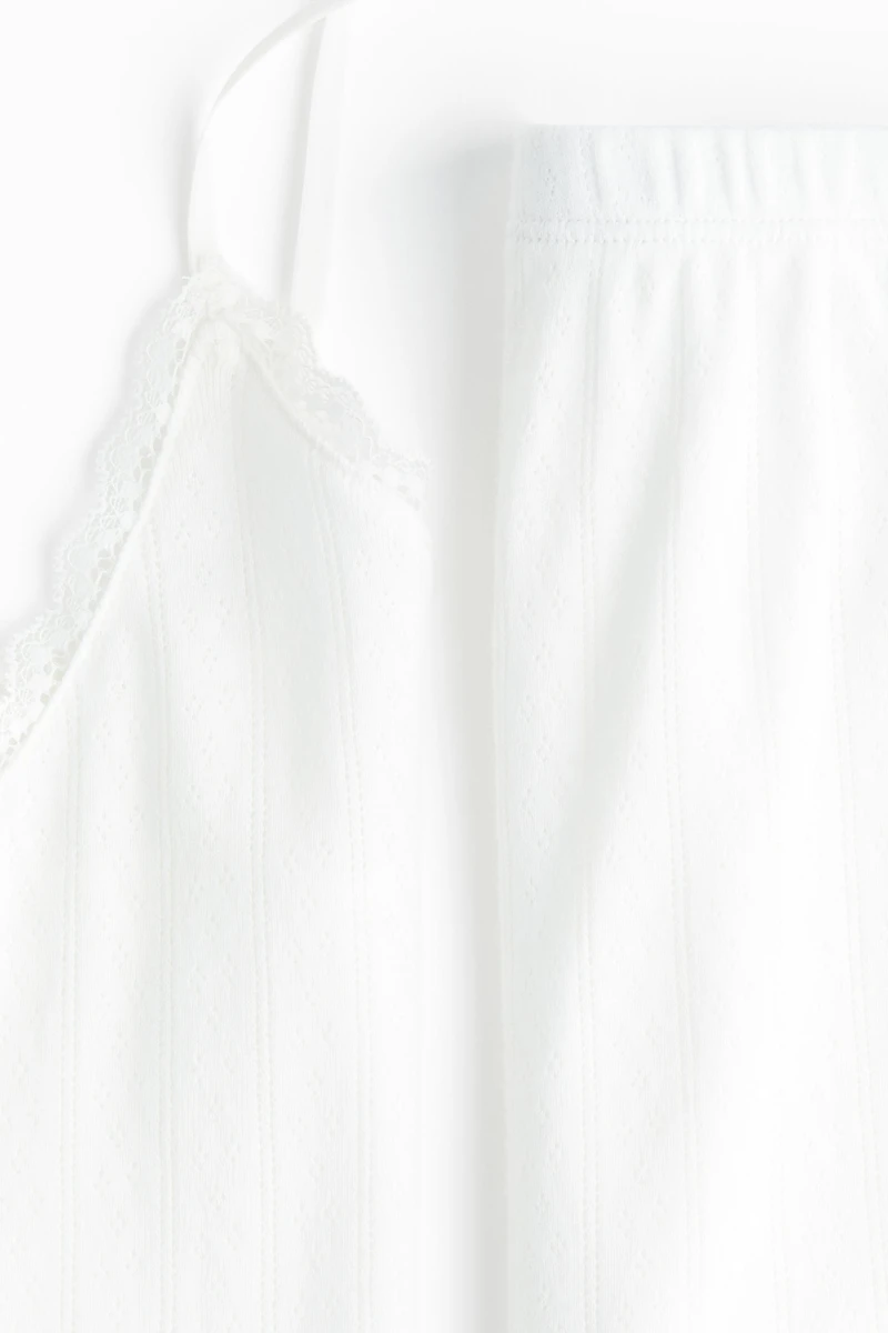 Cotton Pointelle Pajamas
