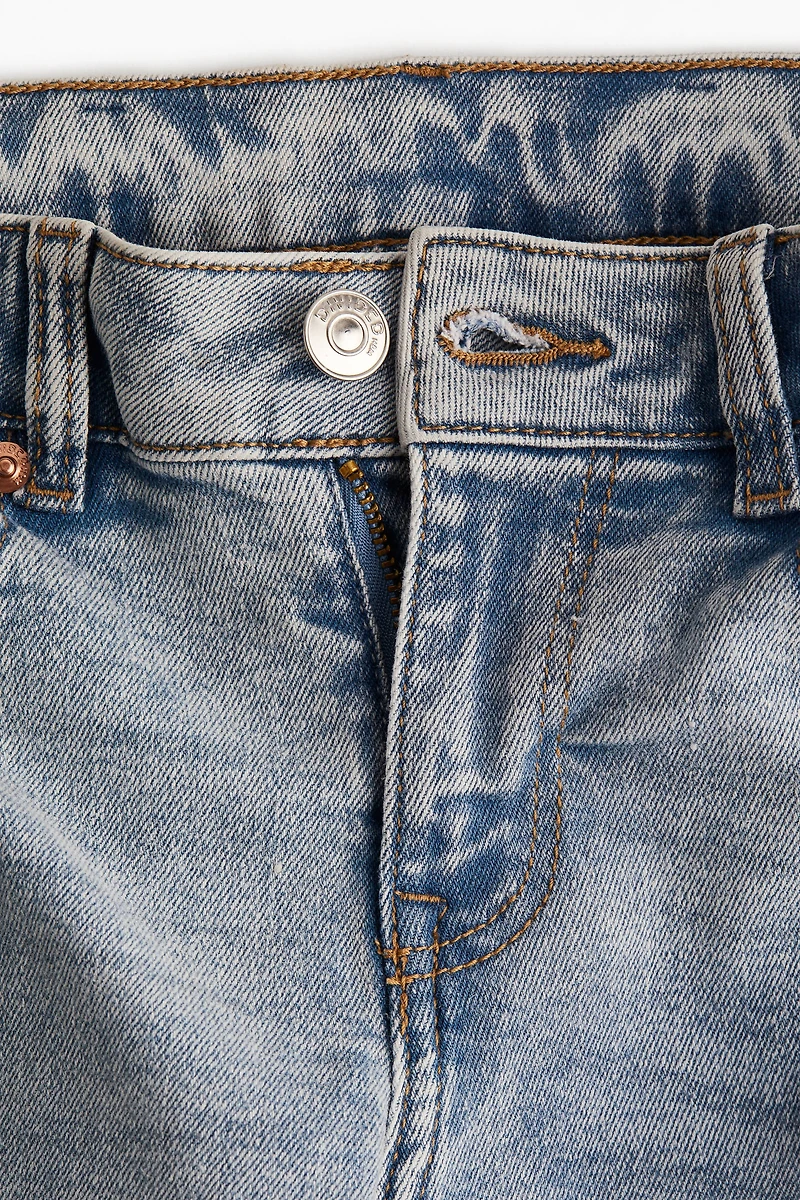 Flared Low Ankle Jeans