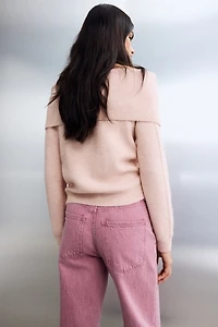 Off-the-Shoulder Sweater