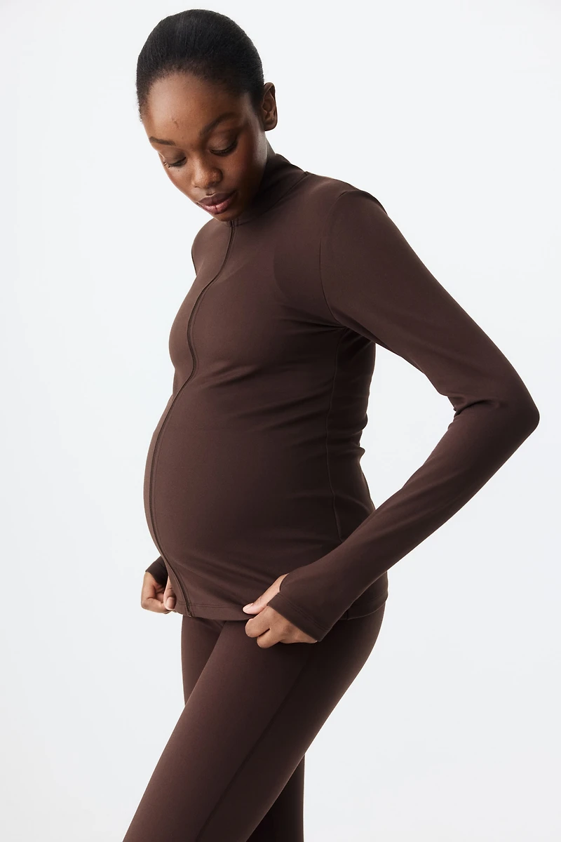 Veste de sport MAMA à fermeture éclair