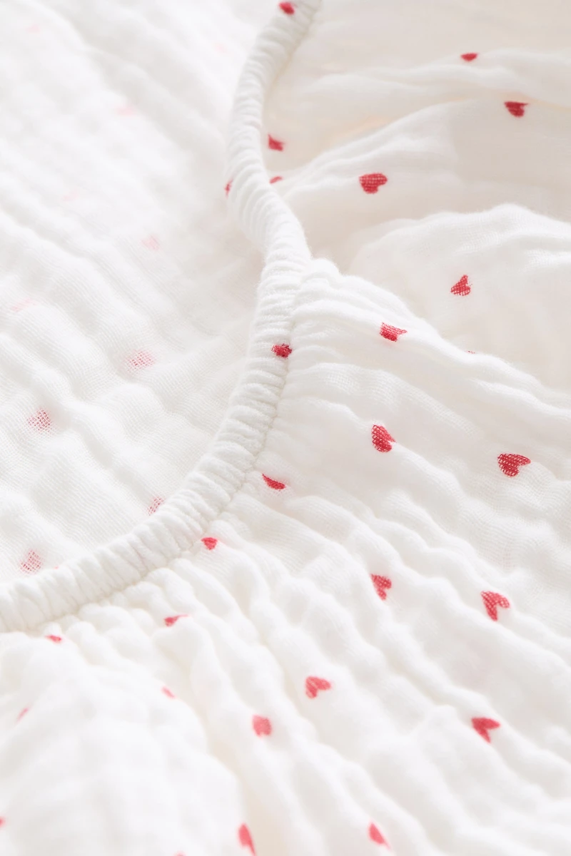 Muslin Fitted Crib Sheet