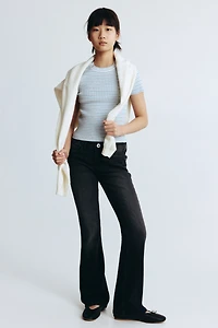 Flared Leg Low Jeans