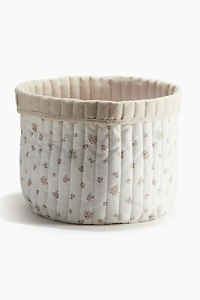Large Quilted Storage Basket