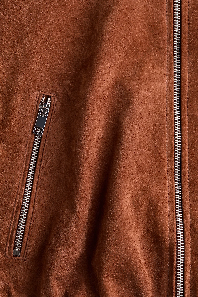 Oversized Split Suede Jacket