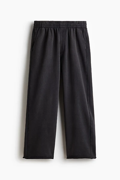 Pantalon décontracté en molleton de coton