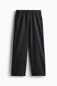 Pantalon décontracté en molleton de coton