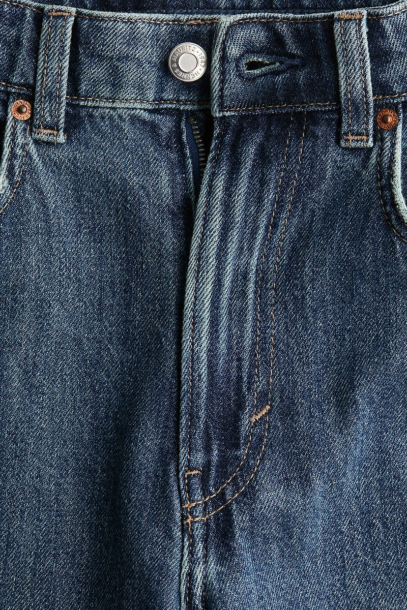 Jean large taille haute