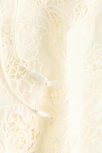 Blouse with Eyelet Embroidery