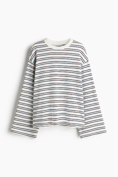 Long-Sleeved Cotton Top
