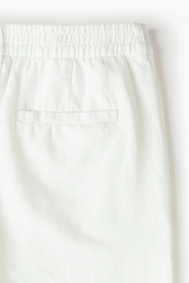 Regular Fit Linen-blend Pants
