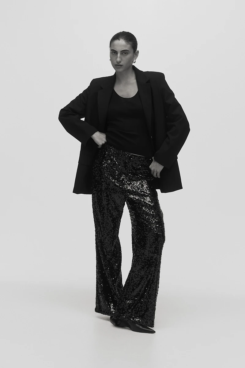 Sequined Pants