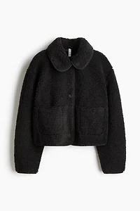 Teddy Fleece Jacket with Collar