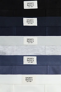 5-pack Cotton Boxer Briefs