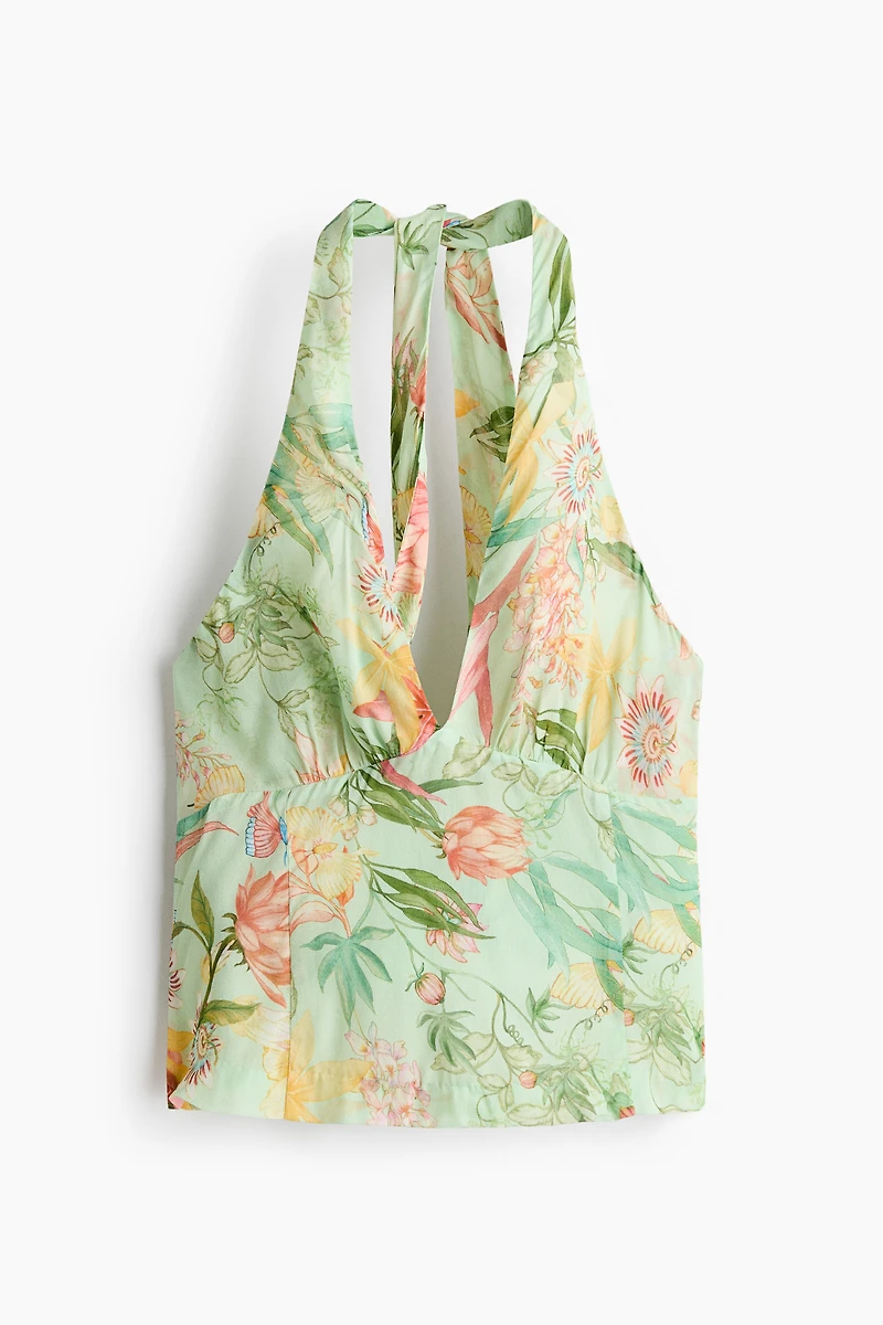 Viscose Halterneck Top