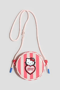 Crossbody Bag with Printed Motif