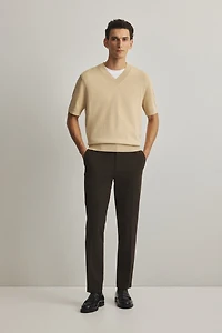Slim-Fit Tailored Pants