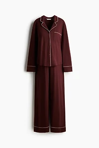 MAMA Piping-detail Pajamas