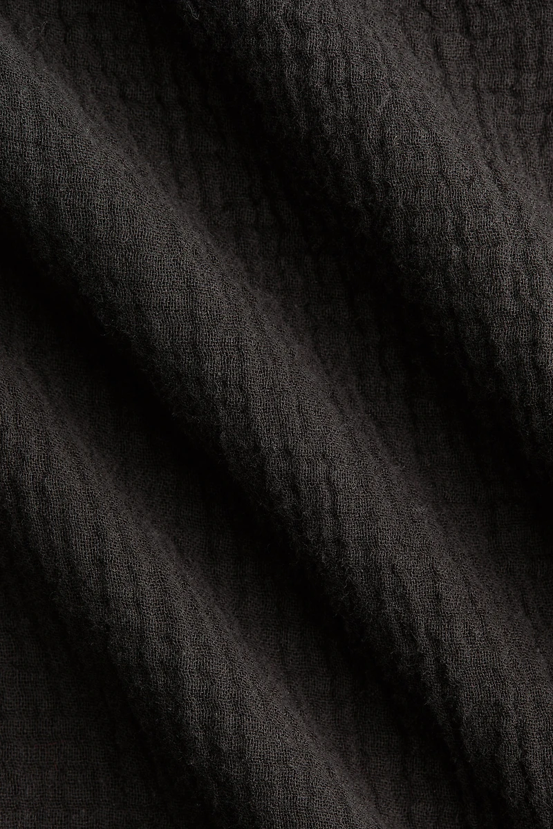 Straight-Leg Muslin Pants