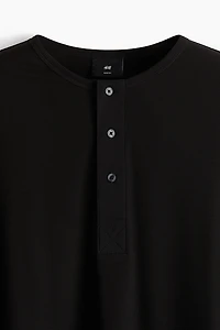 Slim-Fit Ribbed Jersey Shirt