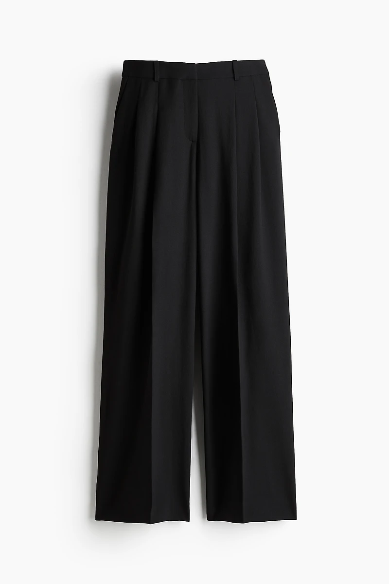Wide-Leg Dress Pants