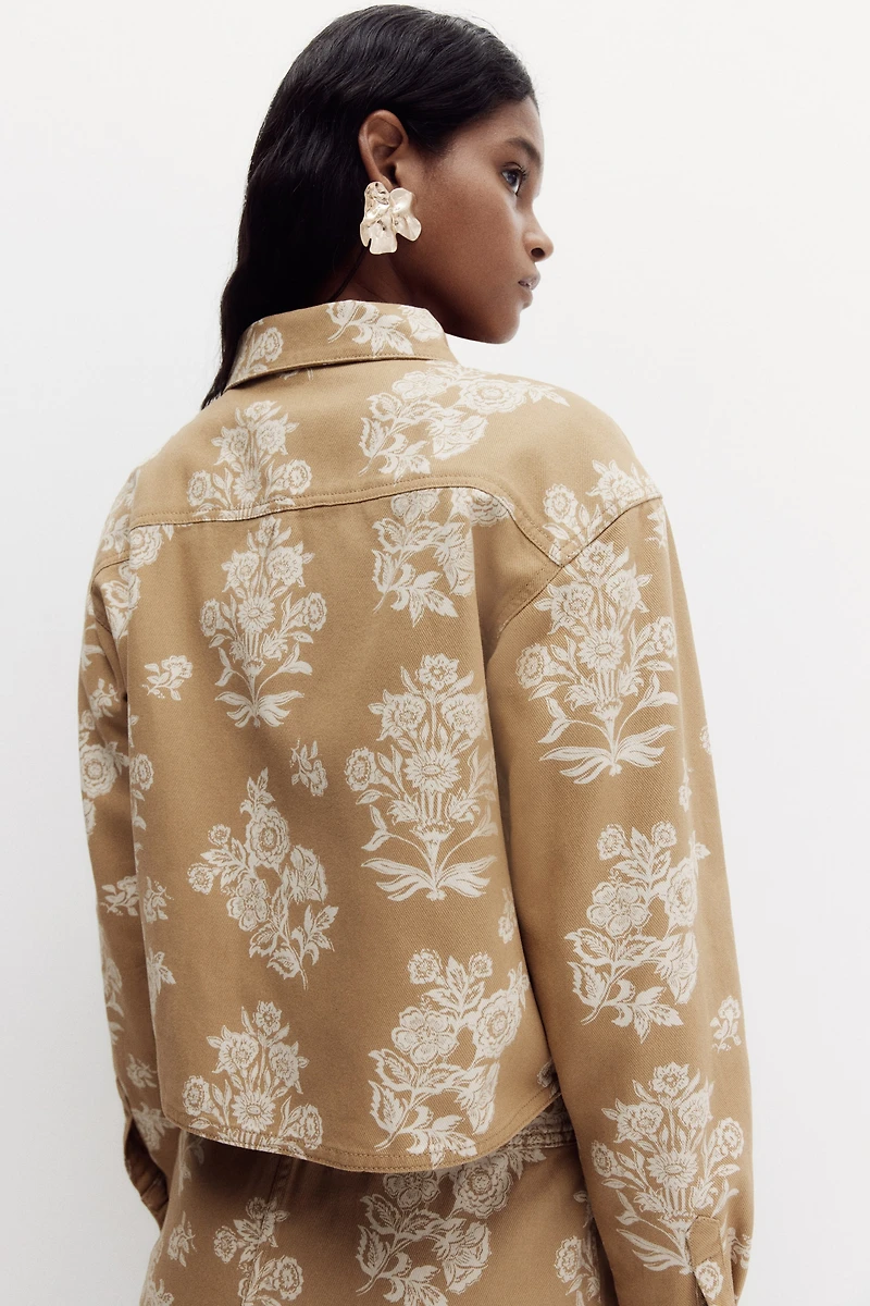 Cotton Twill Utility Shirt